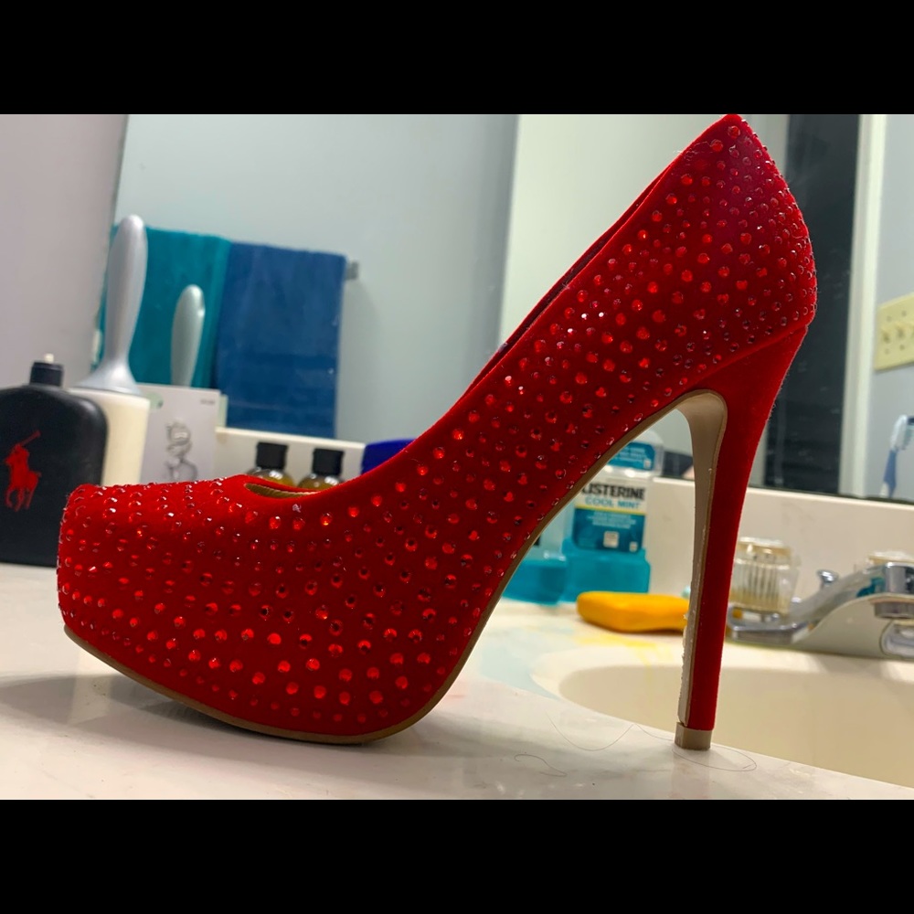 Red high heels